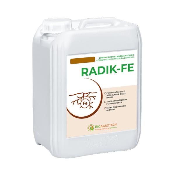 RadiK Fe concime con ferro prontamente assimilabile dalle radici